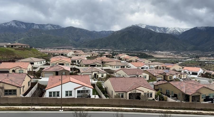 Photo of houses from the Terramor community located in Corona, CA.
